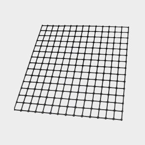 MALLA CUADRICULADA RECUBIERTA PVC NEGRA 1/2"